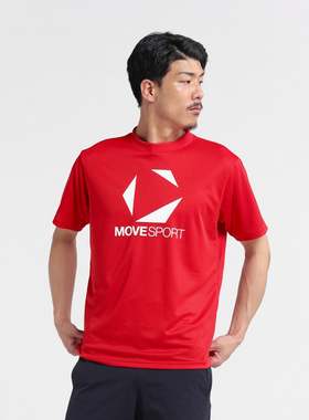 日本25春夏movesport男士高尔夫服装柔软吸汗速干透气时尚短袖T恤