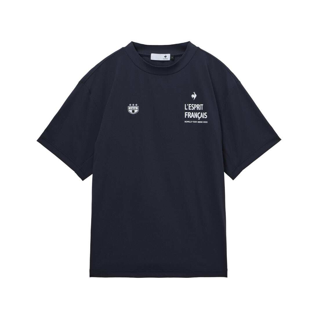 日本26春夏Le Coq公鸡乐卡克男士高尔夫服装立体印花刺绣精致短袖