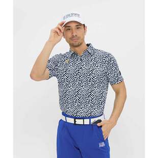 时尚 日本26春夏Le Coq公鸡乐卡克男士 高尔夫服装 舒适印花凉感短袖