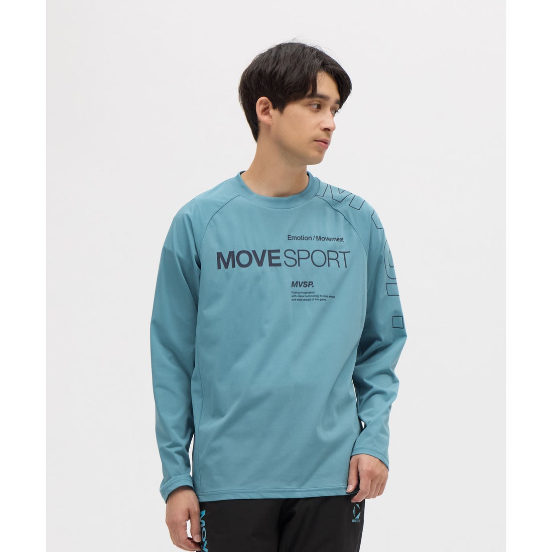 25秋冬新款日本movesport高尔夫运动服男士长袖衬衫吸汗弹力T恤