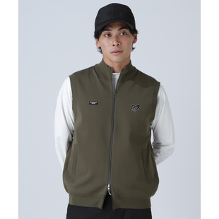 日本25年秋冬款master bunny edition男士高尔夫服装保暖时尚马甲