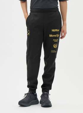 日本25年秋冬款movesport男士高尔夫服装简约时尚舒适弹力长裤