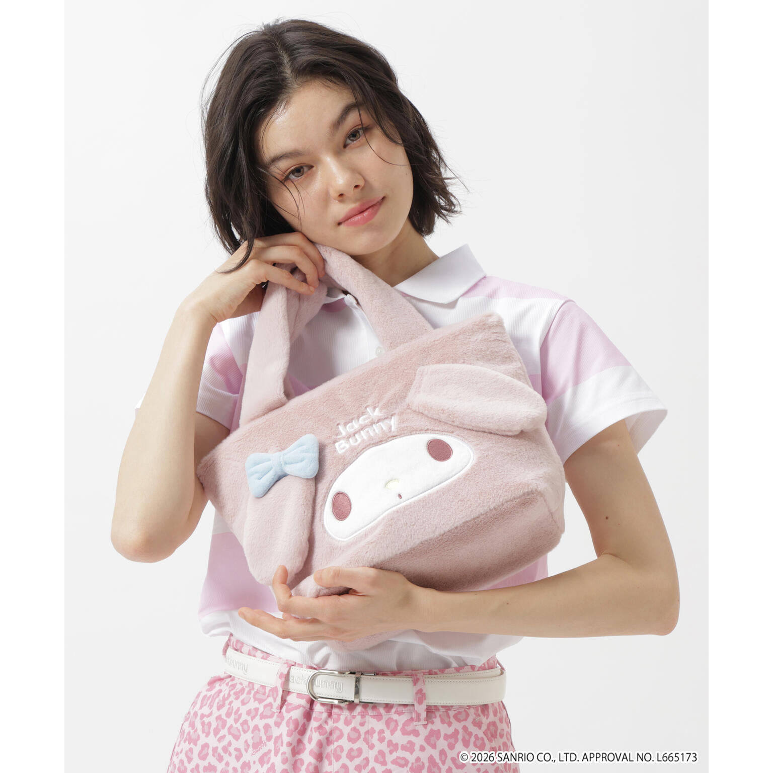日本26春夏JACK BUNNY包高尔夫球包时尚精致易打理球包可爱手拿包