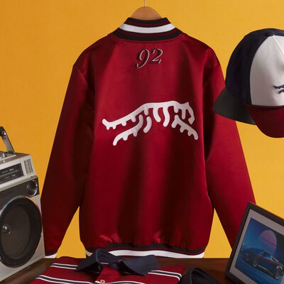 正品代购sundayred老虎伍兹高尔夫球男士长袖夹克复古经典棒球服