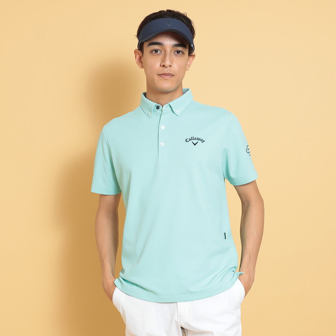 日本代购25春款Callaway卡拉威高尔夫服装男士酷炫凉爽短袖POLO衫