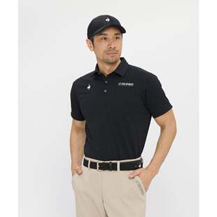 日本26春夏Le Coq公鸡乐卡克男士高尔夫服装精致舒适条纹吸汗短袖