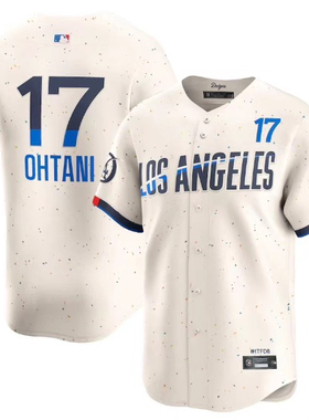 2024道奇城市17OHTANI大谷翔平DodgersCity Connect棒球服可定制