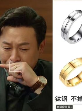 指环钛钢简约情侣现货