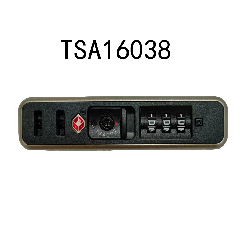 TSA16038密码锁TSA007拉链锁行李箱锁更换YIF旅行箱包锁拉杆箱锁