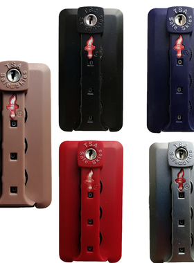 TSA Safe Skies密码锁行李箱密码锁旅行箱包密码扣锁拉杆箱火炬锁