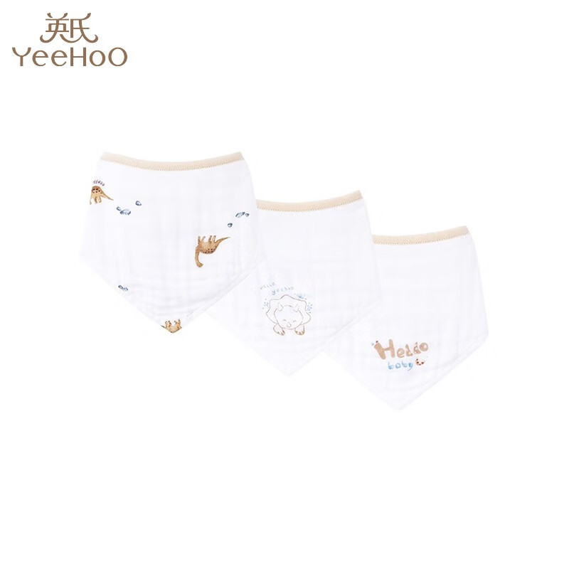 英氏婴儿口水巾三条装