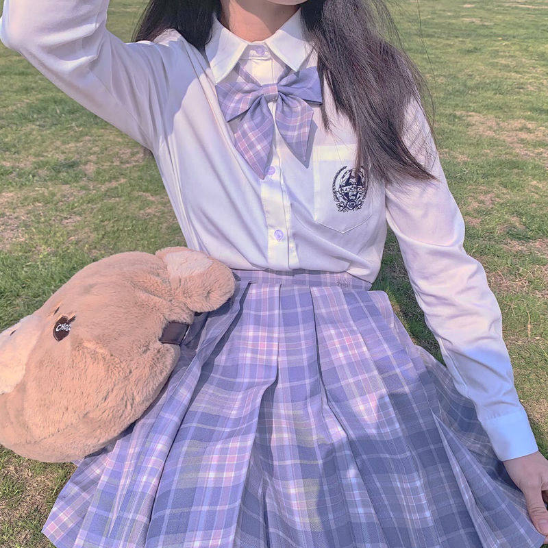 秋季原创紫烟jk制服裙长袖一套装全套女孩小学生XS儿童11岁12岁13|msdalam kategori Butik wanita / wanita, menetapkan/pakaian seragam pelajar/seragam kerja, pakaian seragam pelajar - dari Buy2taobao.com untuk memberikan perkhidmatan ejen Taobao profesional membeli