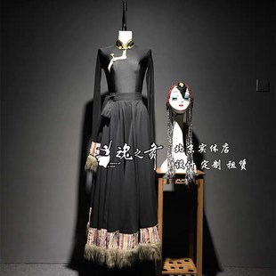 速发北京魂之族民业新款 舞蹈服少数专舞舞蹈服艺考舞裙 藏族服装