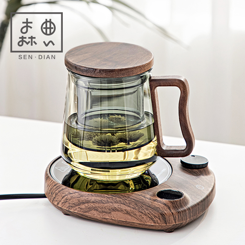 速发加暖杯杯可调温烧水100度智能恒温宝热水垫电热55度恒温保温