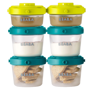 beaba辅食盒婴儿零食保鲜盒冷冻儿童宝宝储存盒格罐可蒸煮收纳盒