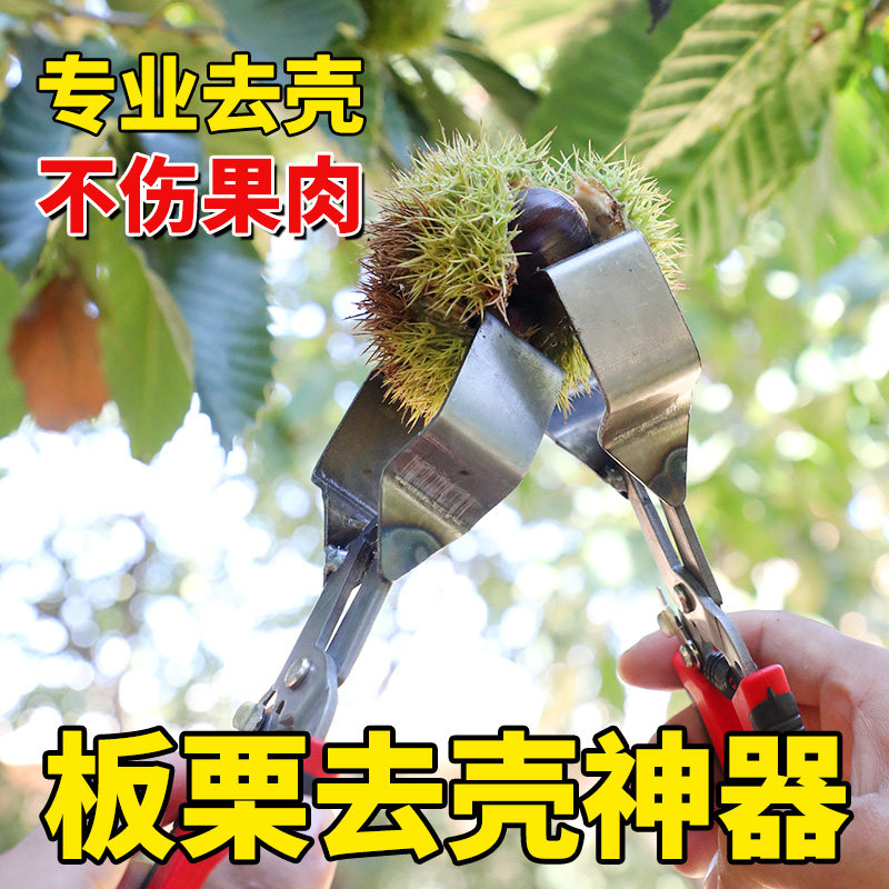 速发剥开栗刺球神器板壳板壳工具外栗夹子板栗去刺机剪毛栗子拔毛