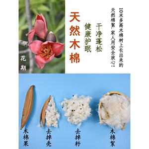 速发木棉花充芯枕头斤装攀枝花做枕头芯打坐垫填枕物1散1.5斤做窝