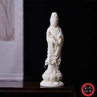 速发果像在观音佛自摆件创意家居客厅茶室架房博古书装 饰品摆设供