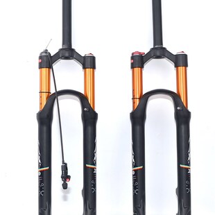 速发山地车气叉双叉26行27.5/2寸前气室阻尼调节镁合金避震锁死自