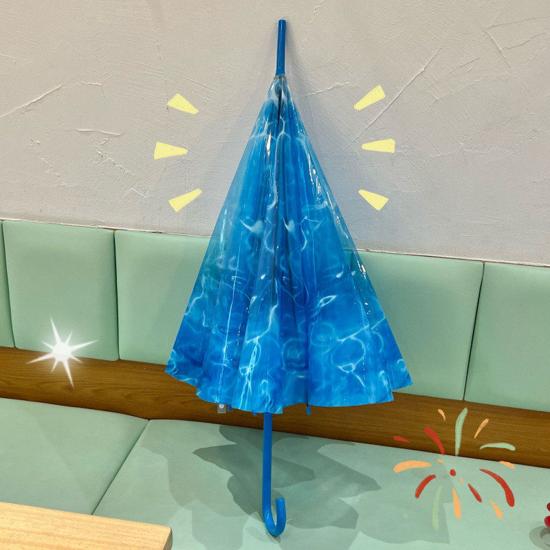 水母伞日系梦幻般海母浪漫好看特别的伞直柄水月表演雨伞舞蹈道具