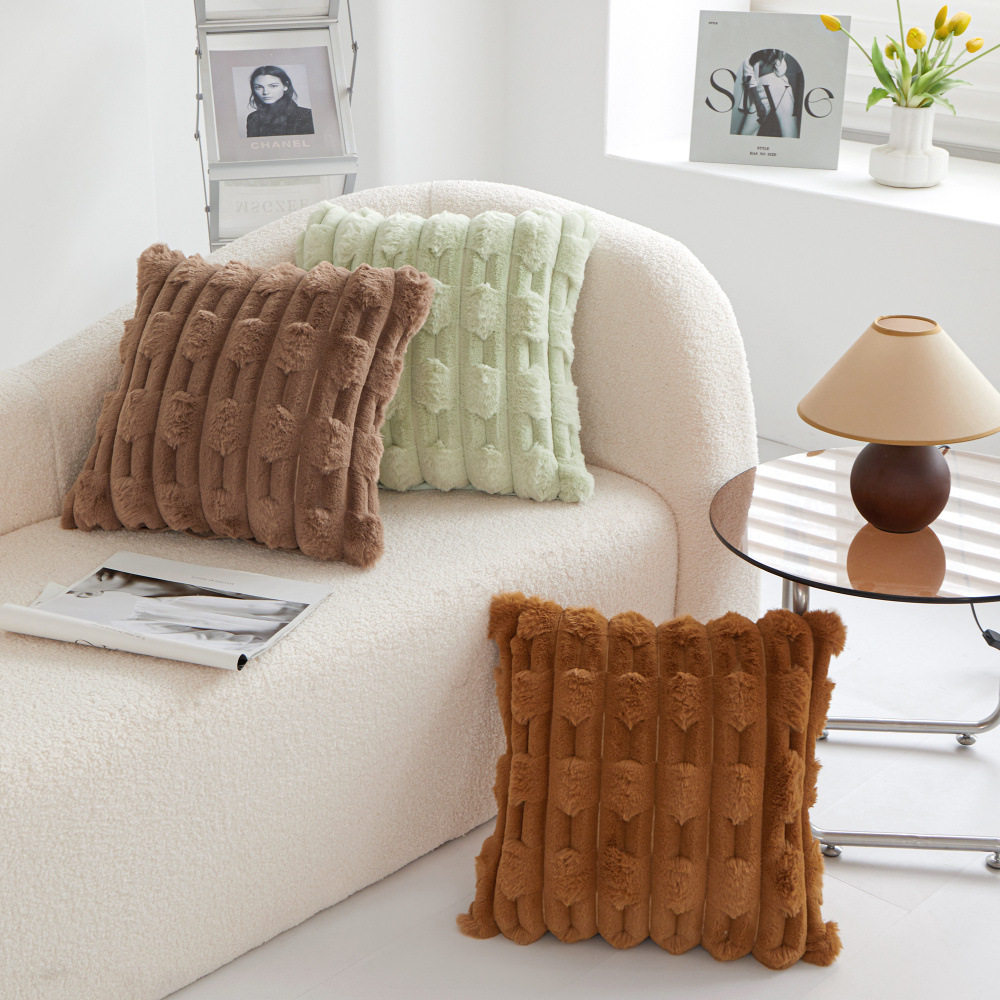 奶油色南瓜客厅沙发抱枕套花朵床上飘窗卡通少女靠枕床头靠垫含芯