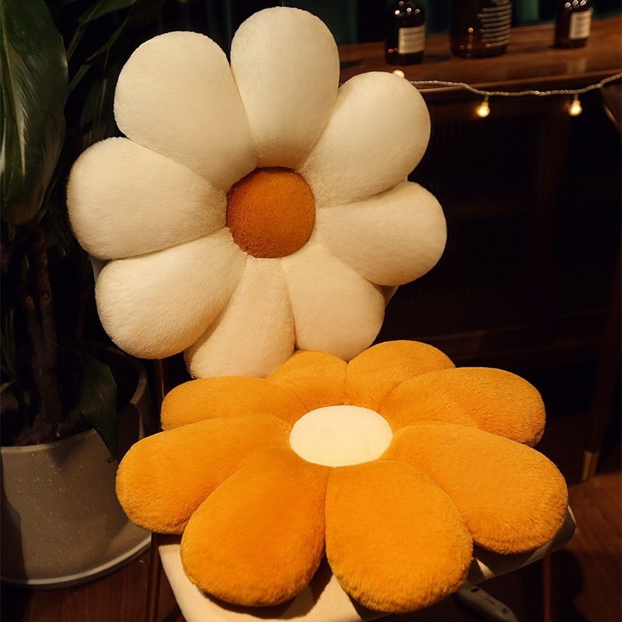 ins风太阳花网红抱枕沙发客厅花朵坐垫飘窗靠垫花瓣靠背床头靠枕