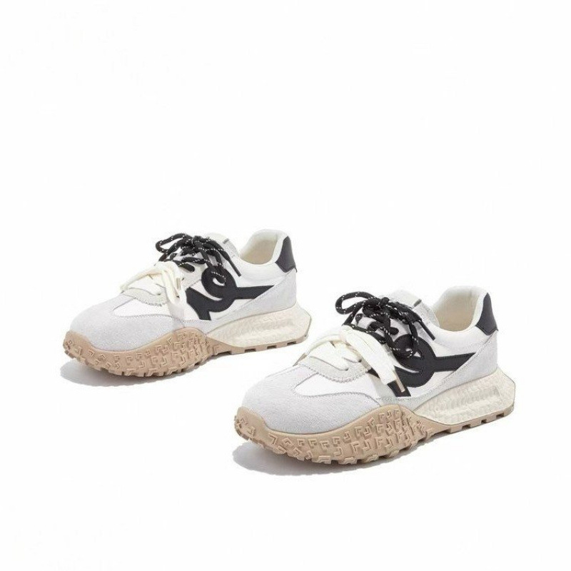 厚底阿甘鞋女2025秋季新款爆款复古平底德训鞋增高百搭休闲运动鞋