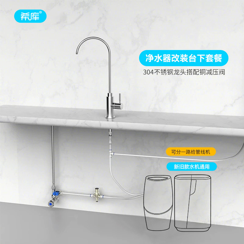 希库304不锈钢2分水益之源净水器图片