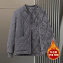 男士加绒内胆棉衣秋冬加厚保暖小棉袄内穿上衣外穿棒球领棉服外套