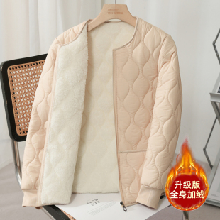 贴身打底保暖内胆小棉袄 显瘦百搭棉服时尚 加绒短款 棉衣女秋冬修身