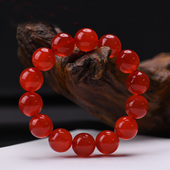 天然满血鱼惊石手串男女手链保真精品文玩108颗念珠青鱼石佛珠