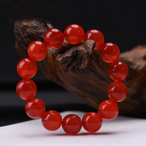 天然满血鱼惊石手串男女手链保真精品文玩108颗念珠青鱼石佛珠
