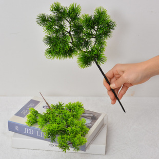 仿真松针 迎客松 美人松 绿植造景人造工程 仿真树枝仿真松树枝叶