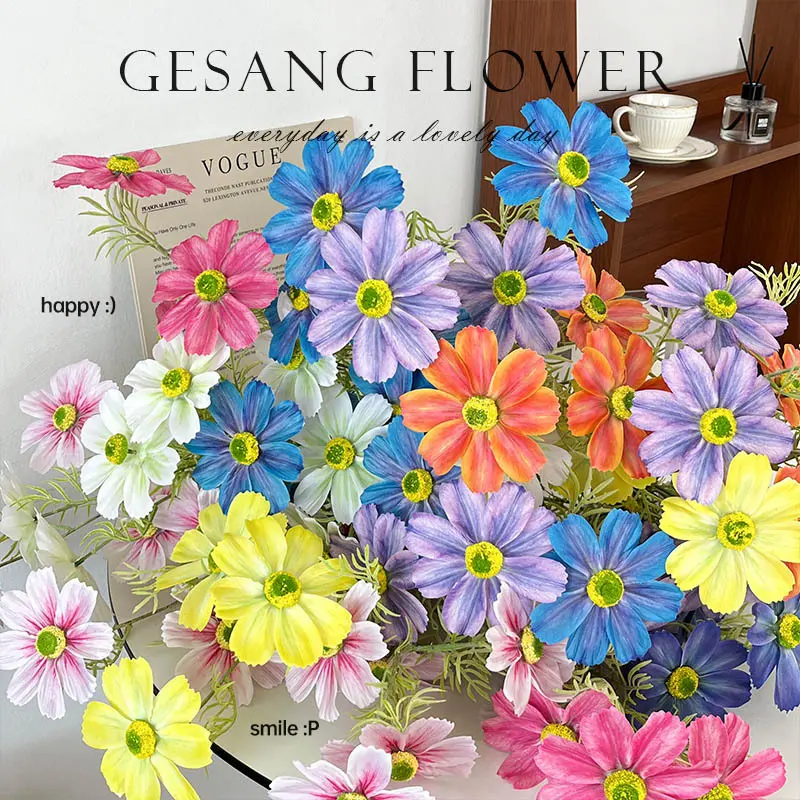 清新格桑花假花仿真花摆设