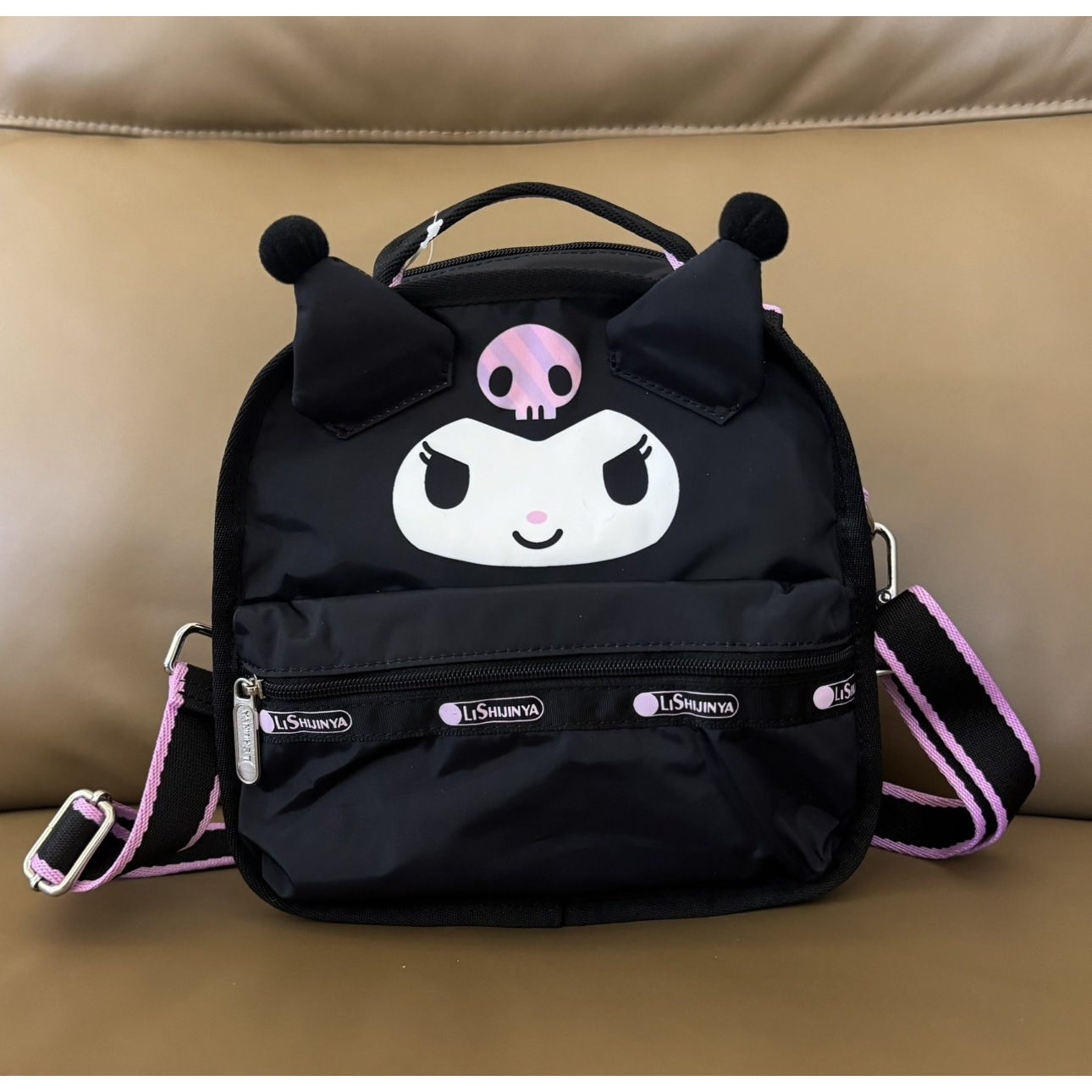 布布家新款酷洛米联名潮流231卡通休闲拉链斜挎包L191