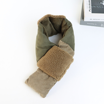 日单秋冬男女羽丝绒保暖围巾围脖