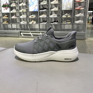正品Skechers斯凯奇简约轻便舒适耐磨低帮男户外运动休闲鞋118308