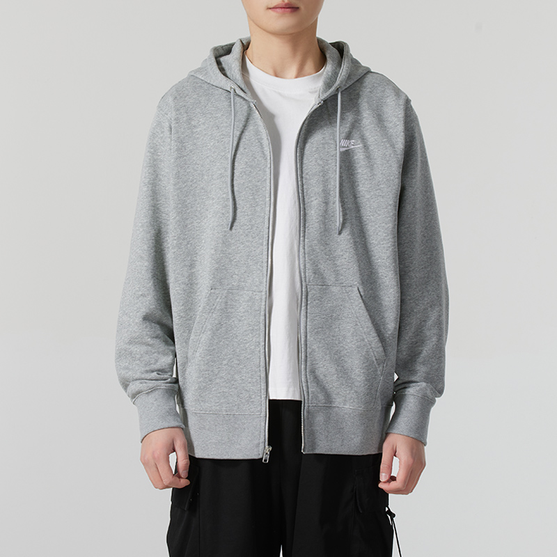 正品耐克男休闲针织夹克外套