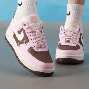 IO7595 Nike耐克AF1空军一号撞色低帮女运动休闲板鞋 211 正品 新款