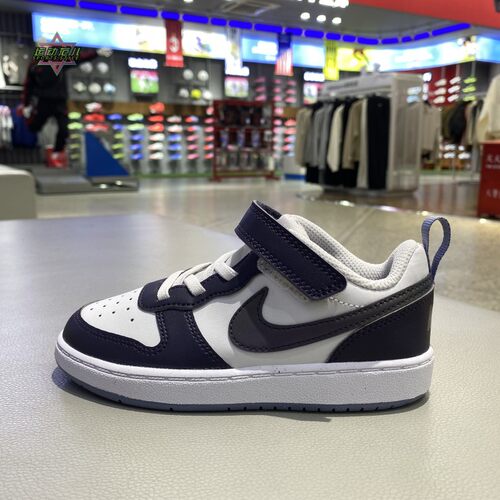 正品Nike耐克COURT低帮魔术贴轻便儿童运动休闲童鞋板鞋IB0714