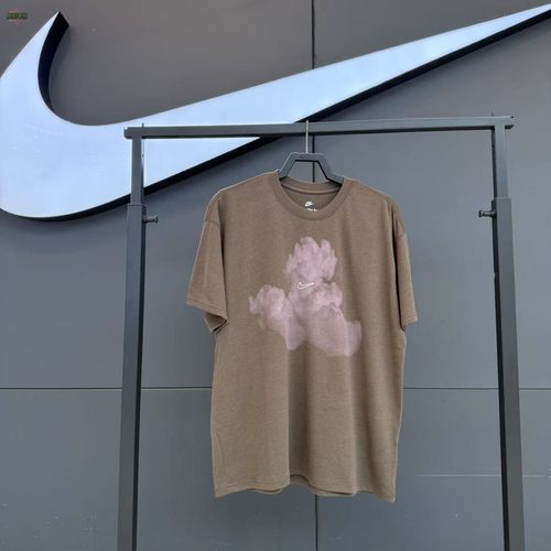 耐克图案印花透气圆领男短袖T恤