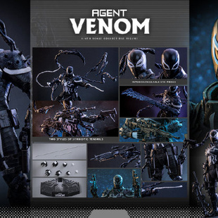 现货HOTTOYS HT 1/6 CMS025 漫威漫画 毒液特工 Venom 可动