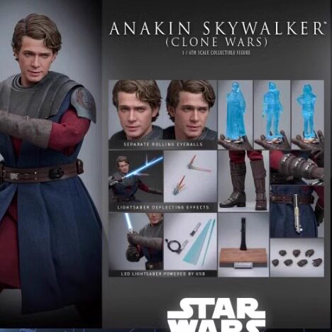 HOTTOYS HT 安纳金 天行者《阿索卡》TMS129 星球大战 1/6