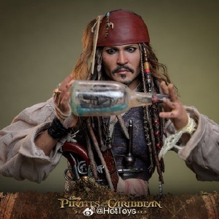 HOTTOYS HT DX37/DX38 1/6 加勒比海盗5 死无对证 杰克船长