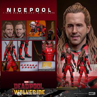 HOTTOYS HT 1/6 MMS788 死侍与金刚狼 瑞安雷诺兹 好死侍 接单