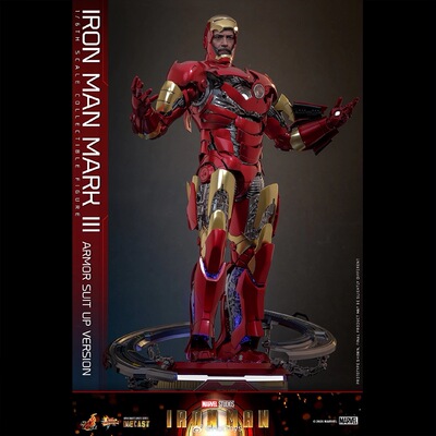 抢先定金 HOTTOYS HT 1/6 钢铁侠MK3 钢铁侠Mark3 着甲版  可动