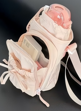 遛弯包极简出行夏季外出通勤斜挎包户外骑行瑜伽运动水杯收纳包包