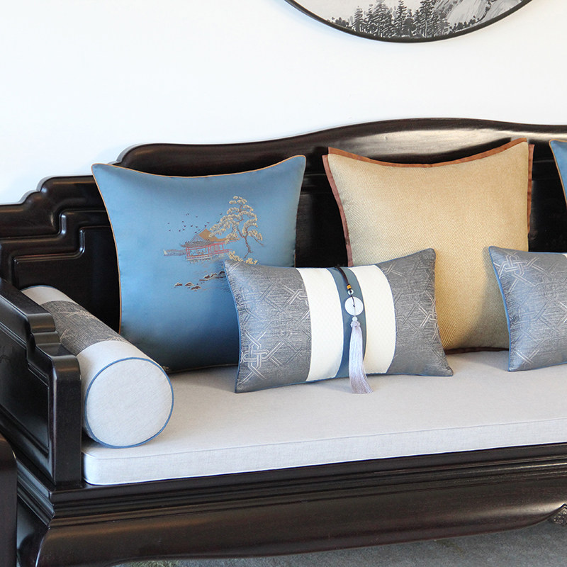 新中式红木沙发椰棕坐垫实木家具座垫套古典罗汉床乳胶垫子定做