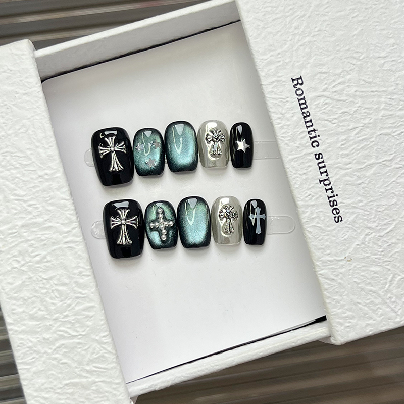 暗黑十字克罗心猫眼墨蓝骑士神秘