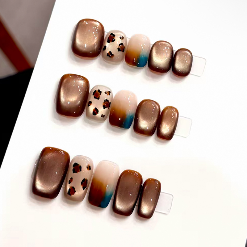 2025年新款秋冬深色穿戴美甲贴片